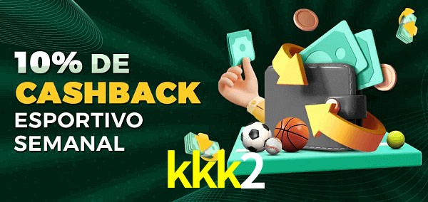10% de bônus de cashback na kkk2